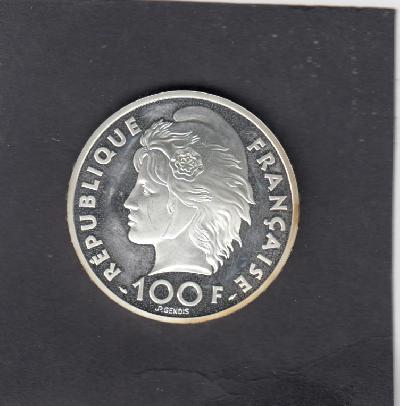 Beschrijving: 100 Francs 15 Ecu SWIMMING